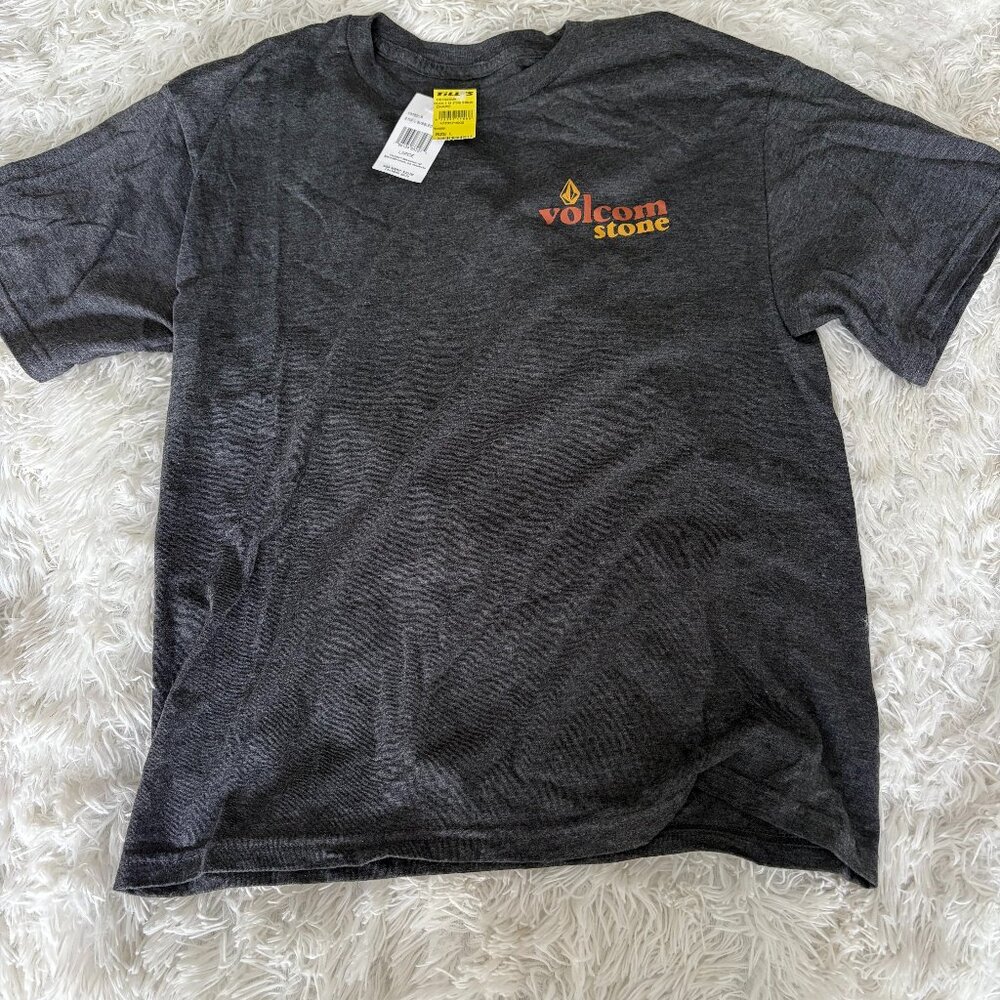 Tilly's Volcom Little Girls Dark Grey Tee - Size L